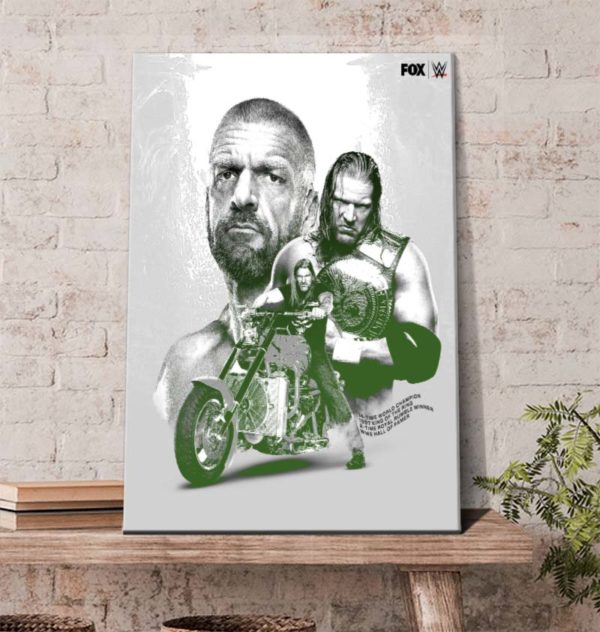 Thank You HHH Triple H Retirement Poster Canvas