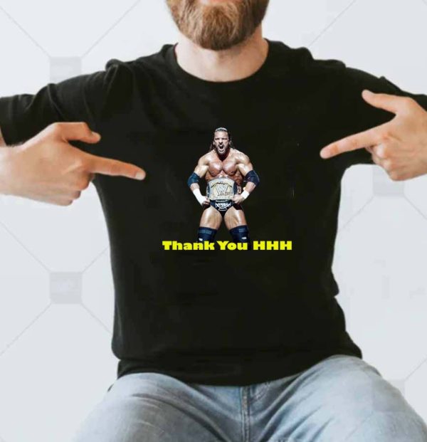 Thank You Triple H WWE Star Retire T-shirt