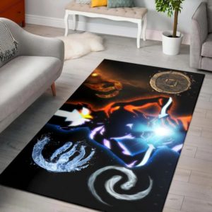 The Last Airbender Aang Anime Area Rug Carpet