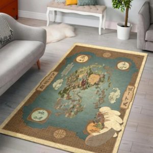 The Last Airbender Map Anime Area Rug Carpet