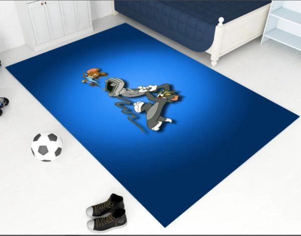 Tom And Jerry Cartoon Rug Home Decor