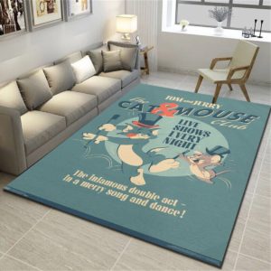 Tom And Jerry Cat And Mouse Club Area Rug Home Decor