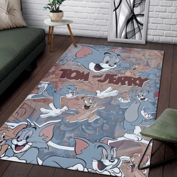 Tom And Jerry Design Style Rug Home Decor