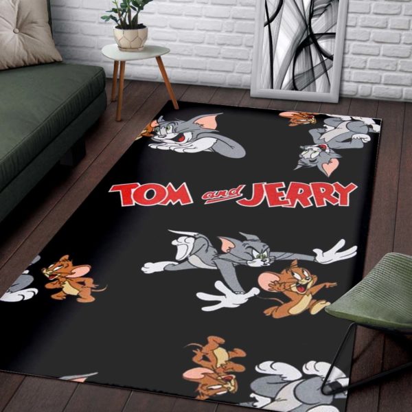 Tom And Jerry Pattern Rug For Living Room