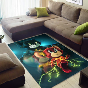 Tom Batman And Jerry Flash Marvel Rug Home Decor