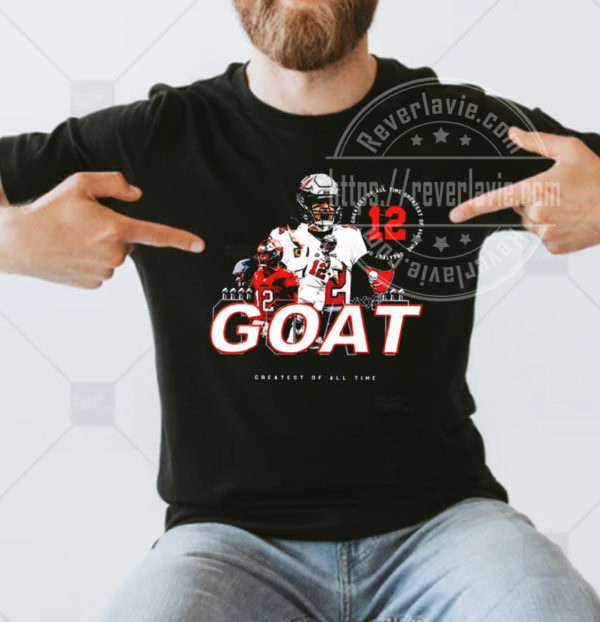 Tom Brady The Greatest Of All Time Aaron Rogers Patrick Mahomes NFL T-shirt