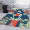 Six Tails Naruto Rug Home Decor