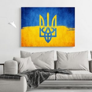 Ukraine Flag Support Ukraine Poster Canvas