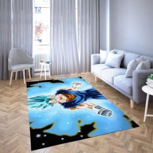 Vegito Blue Dragon Ball Area Rug Carpet For Bedroom