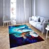 Vegito Blue of Dragon Ball Area Rug Carpet For Living Room