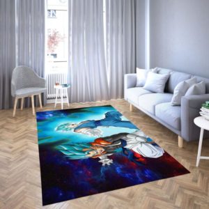 Vegito Blue of Dragon Ball Area Rug Carpet For Living Room
