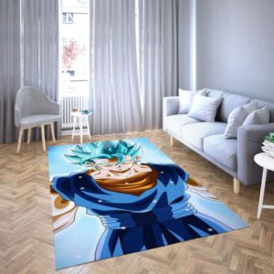 Vegito Blue of Dragon Ball Super Cartoon Area Rug Carpet