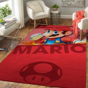 Video Game Fans Mario Area Rug