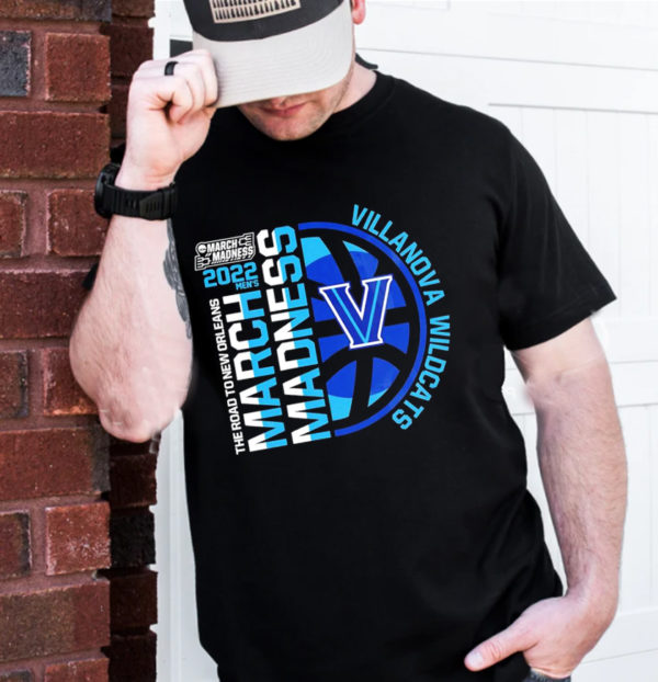 Villanova Wildcats 2022 NCAA March MadnessVitt Graphic Unisex T-Shirt