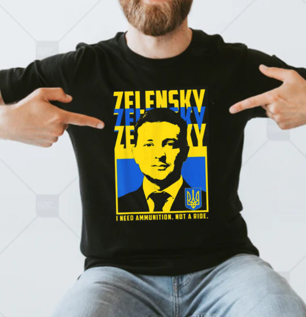 Volodymyr Zelensky Владимир Зеленский Ukraine Ukrainian Flag Classic T-Shirt