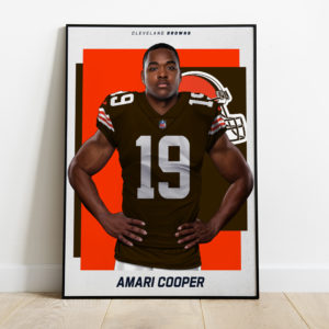 Welcome Amari Cooper Cleveland Browns Poster Canvas