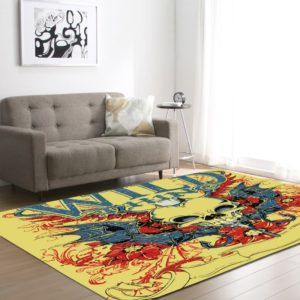Wild Thing Skull Area Rug Carpet