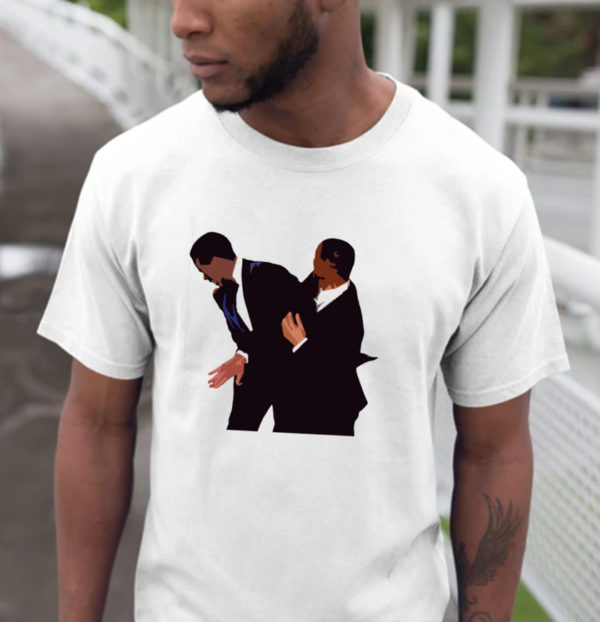 Will Smith slaps Chris Rock Oscar 2022 Design Art T-Shirt