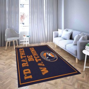 Worcester Wolves Basketball Club Logo Black Area Rug Carpet
