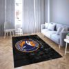 Plymouth Raiders Basketball Club Logo Green Area Rug Carpet