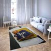 Worcester Wolves Basketball Club Logo Gray 3D Area Rug Carpet