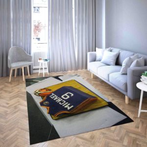 Worcester Wolves Basketball Club Logo Gray 3D Area Rug Carpet