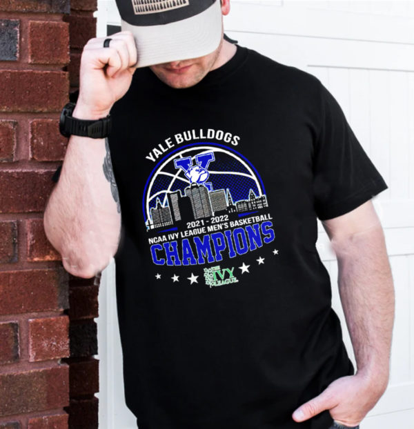 Yale Bulldogs 2021-2022 Ncaa Ivy League Mens Basketball Champions Logo Classic T-Shirt