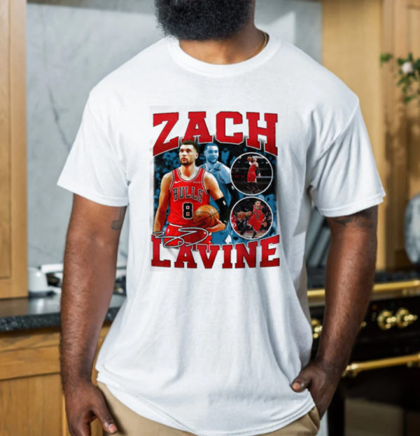Zach Lavine Chicago Vintage Retro 80s 90s Bootleg Unisex T-Shirt