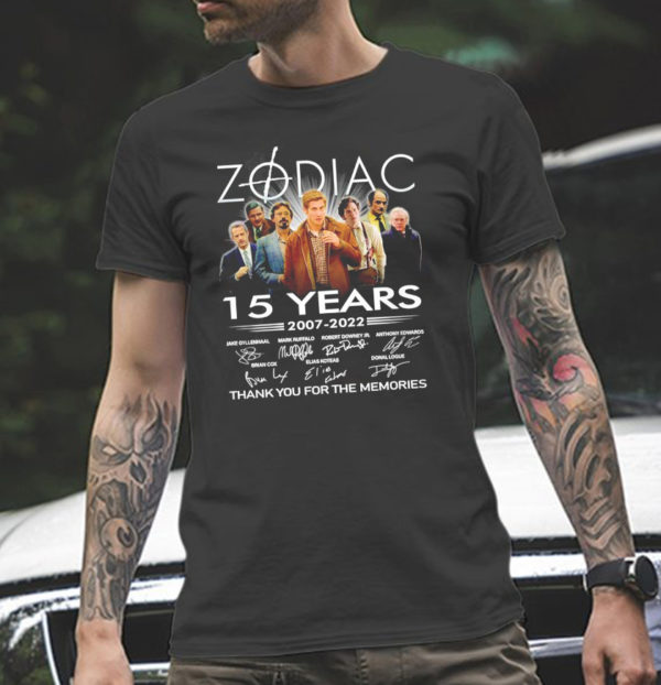 Zodiac 15 Years 2007 2022 Thank You For The Memories Unisex T-Shirt
