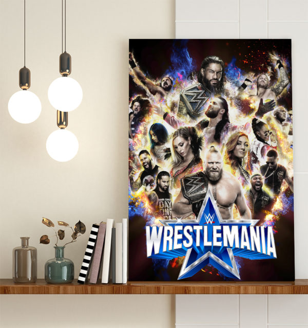 2022 Members attending Wrestlemania 38 Poster Canvas