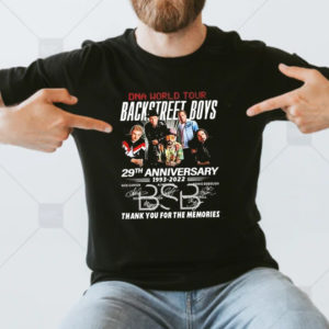 Backstreet Boys 29th Anniversary 1993-2022 Signature T-Shirt