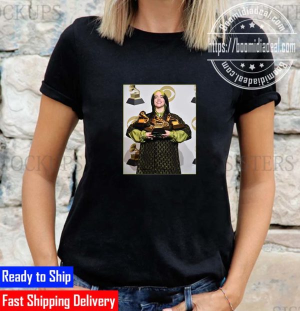 Billie Eilish Wins Grammy 2022 Vintage T-shirt