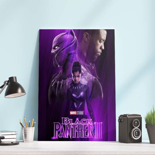 Black Panther 2 Marvel Movie Poster Canvas