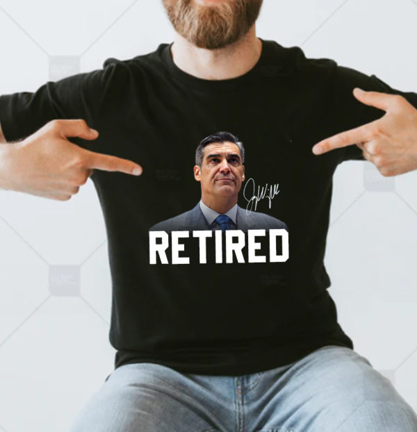 Coach Jay Wright Retired NBA Signature T-Shirt