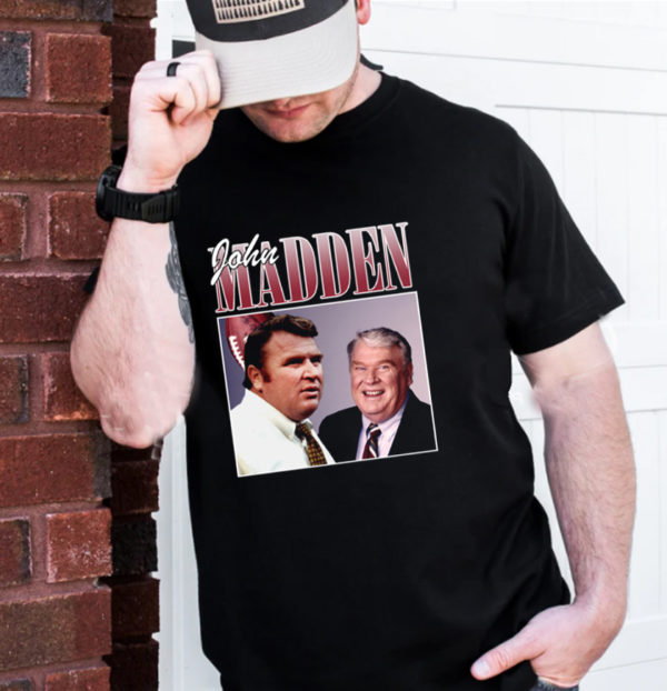 Coach John Madden Raider NationNew Design T-Shirt