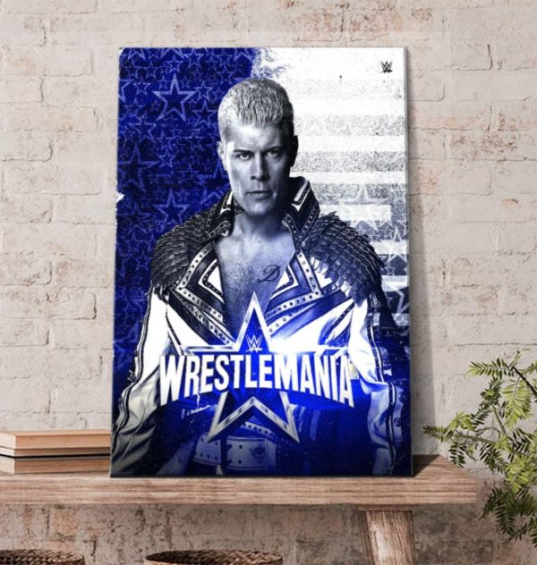 Cody Rhodes American Nightmare Is Back Poster Canvas