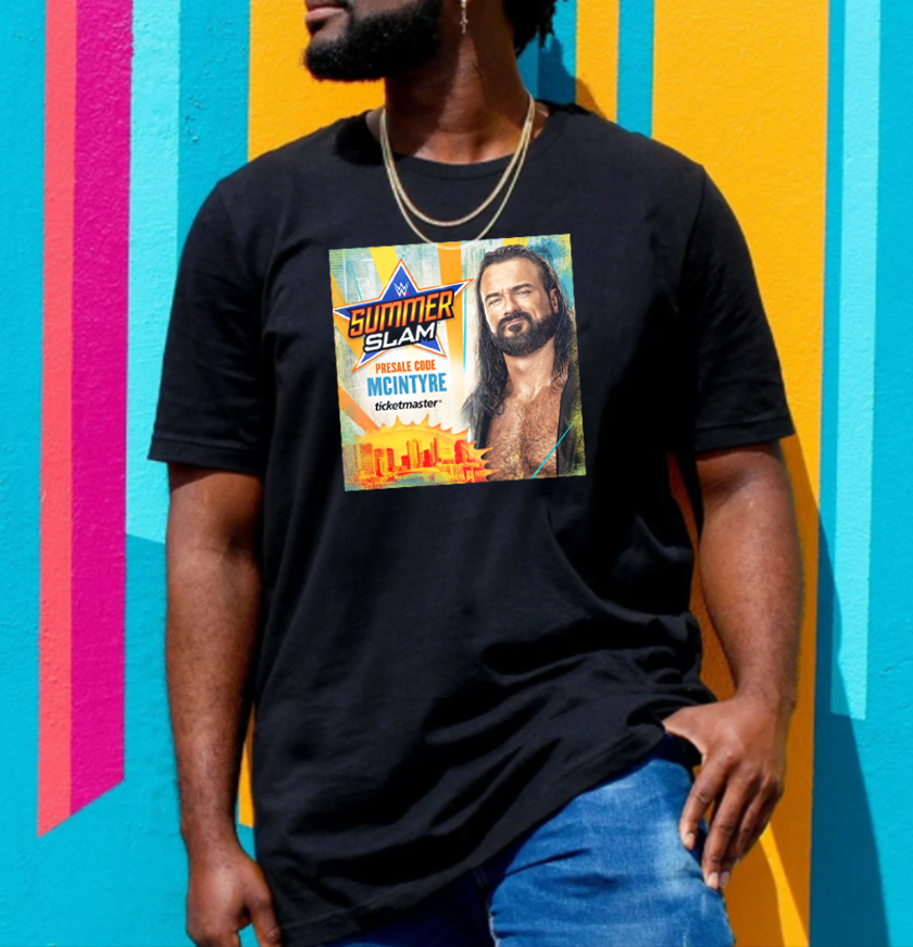 Drew Mclntyre SummerSlam 2022 WWE T-Shirt Drew Mclntyre SummerSlam 2022 WWE T-Shirt