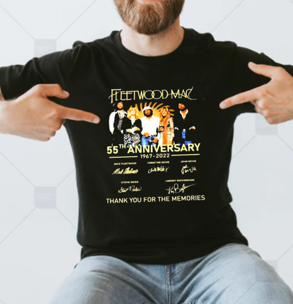 Fleetwood Mac 55th Anniversary 1967 2022 Signature T-Shirt