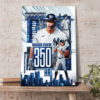 Giancarlo Stanton 350 HR New York Yankees Poster Canvas