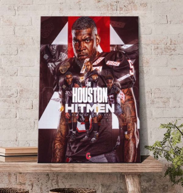 Houston Hitmen USFL Poster Canvas