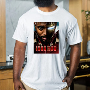 Iron Man X Mikal Bridges Phoenix Suns NBA T-Shirt