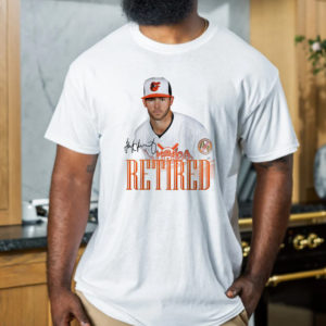 Jake Arrieta Retired Baseball MLB Signature T-Shirt