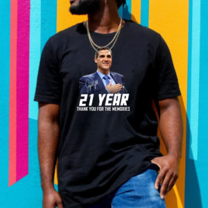 Jay Wright Retirement After 21 Year Career Signature T-Shirt