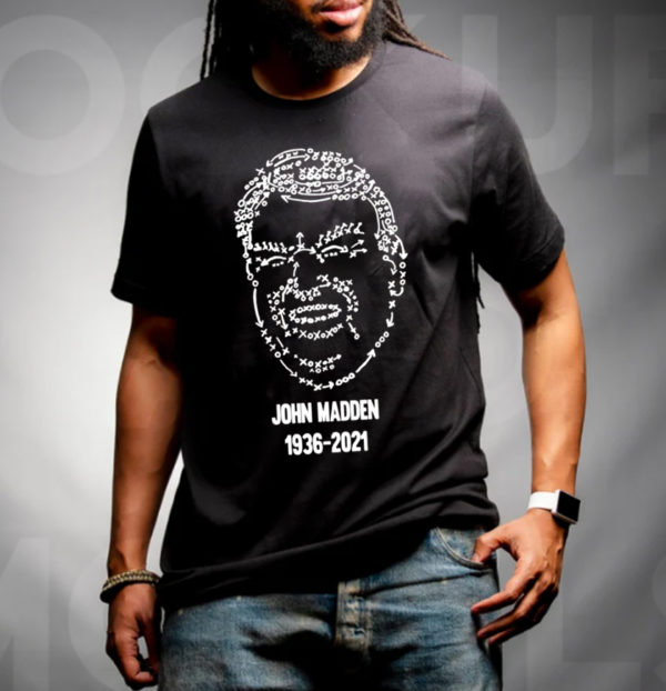 John Madden 1936 To 2021 Playbook Classic T-Shirt