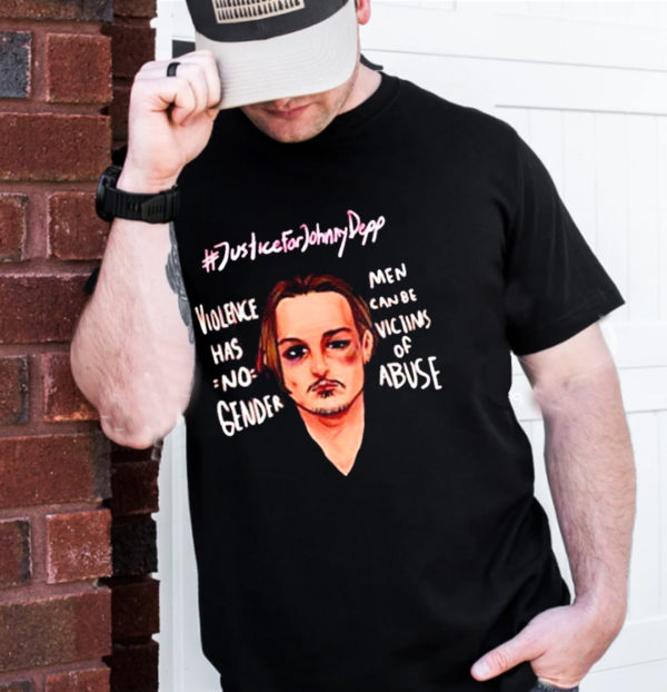 Justice For Johnny Depp Style Cartoon T-Shirt