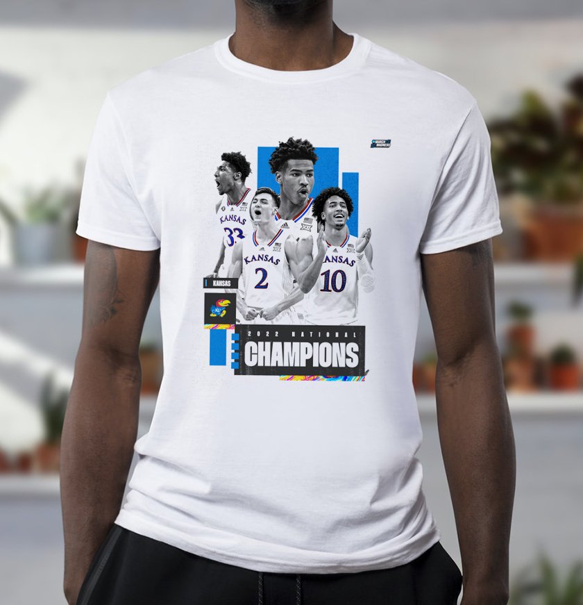 KANSAS JAYHAWKS ARE THE MEN'S NATIONAL CHAMPIONS NCAA 2022 T-SHIRT KANSAS JAYHAWKS ARE THE MEN'S NATIONAL CHAMPIONS NCAA 2022 T-SHIRT