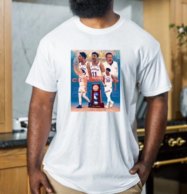 KANSAS JAYHAWKS ARE THE MEN’S NATIONAL CHAMPIONS NCAA T-SHIRT