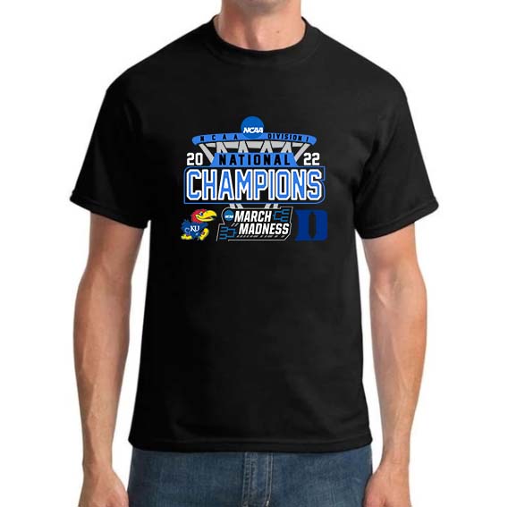 Kansas Jayhawks Vs Duke National Champions NCAA March Madness 2022 T-shirt Kansas Jayhawks Vs Duke National Champions NCAA March Madness 2022 T-shirt