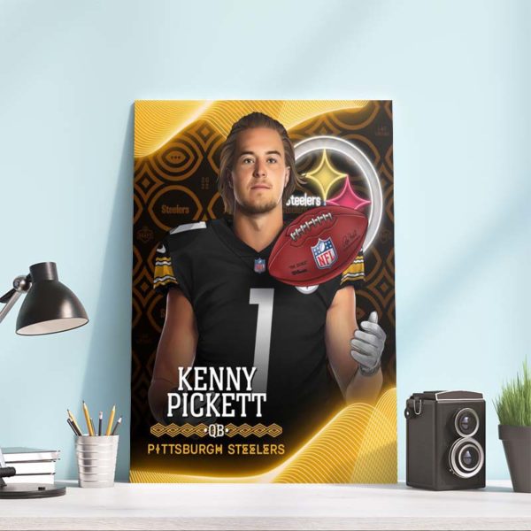 Kenny Pickett to Pittsburgh Steelers NFL Draft 2022 Poster Canvas