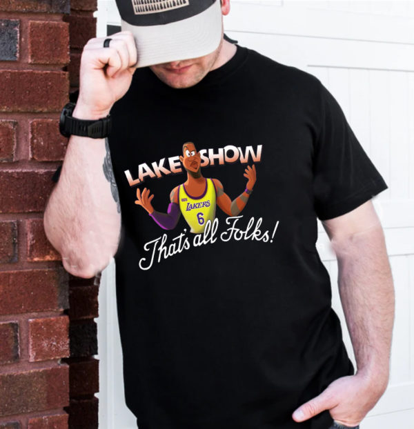 Laker Eliminated Lake Show Thats All Folks T-Shirt